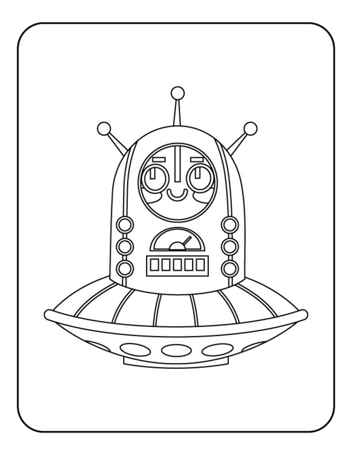 20 Pages of Robots Coloring Pages - Etsy UK