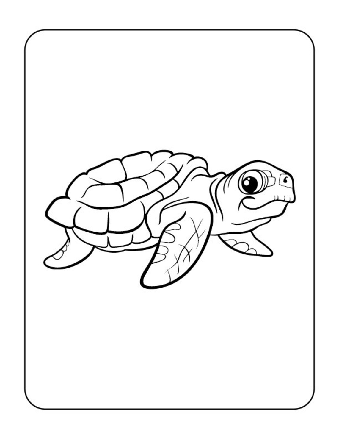 20 printable sea creatures coloring pages for instant download | Etsy