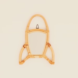 Himmelsspiegel Rattan Boho Spiegel Babyzimmer Dekor