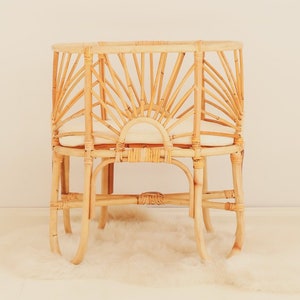 Tia Doll Bed / Rotan Bed / Babyrattan / Babybedje / Rotan Wieg / Doll Crib