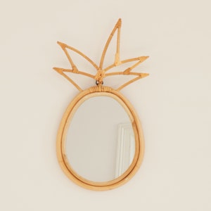 Pin Spiegel Rattan Boho Spiegel Babyzimmer