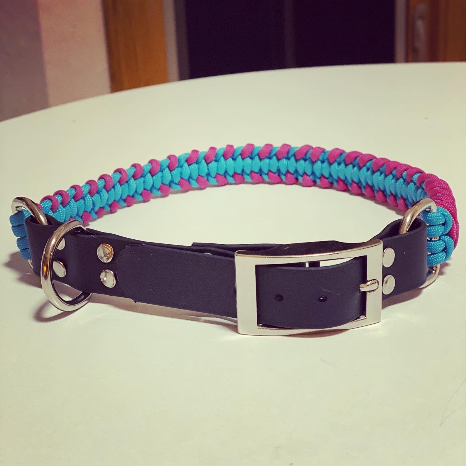 Adjustable Paracord Dog Collar Etsy UK
