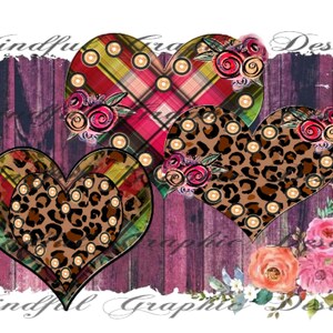 Valentine&#39;s Day, Hearts, Background, Sublimation, waterslide image, clipart, tumbler graphic, Digital Download, DTF