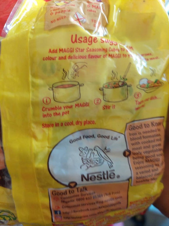 Nigeria Maggi Star Cubes Seasoning. 400g 100 Cubes. Etsy