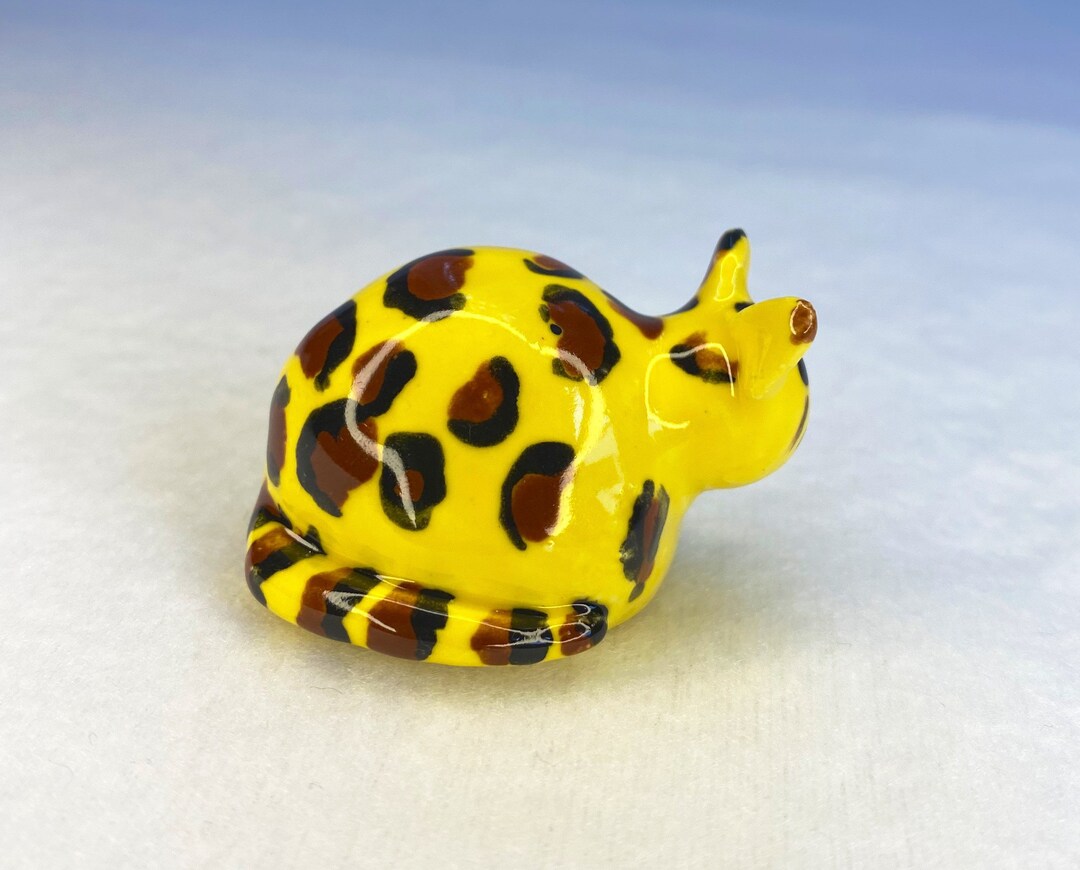 Cheetah Print Cat Figurine Etsy