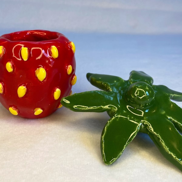 Ceramic Strawberry - Etsy