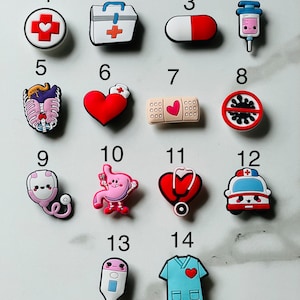 Shoe Charms,Croc Charms,Nurse Charms,LPN,RN,BLM,Juneteenth, Health Care Charms,Black History,Scrubs Charms