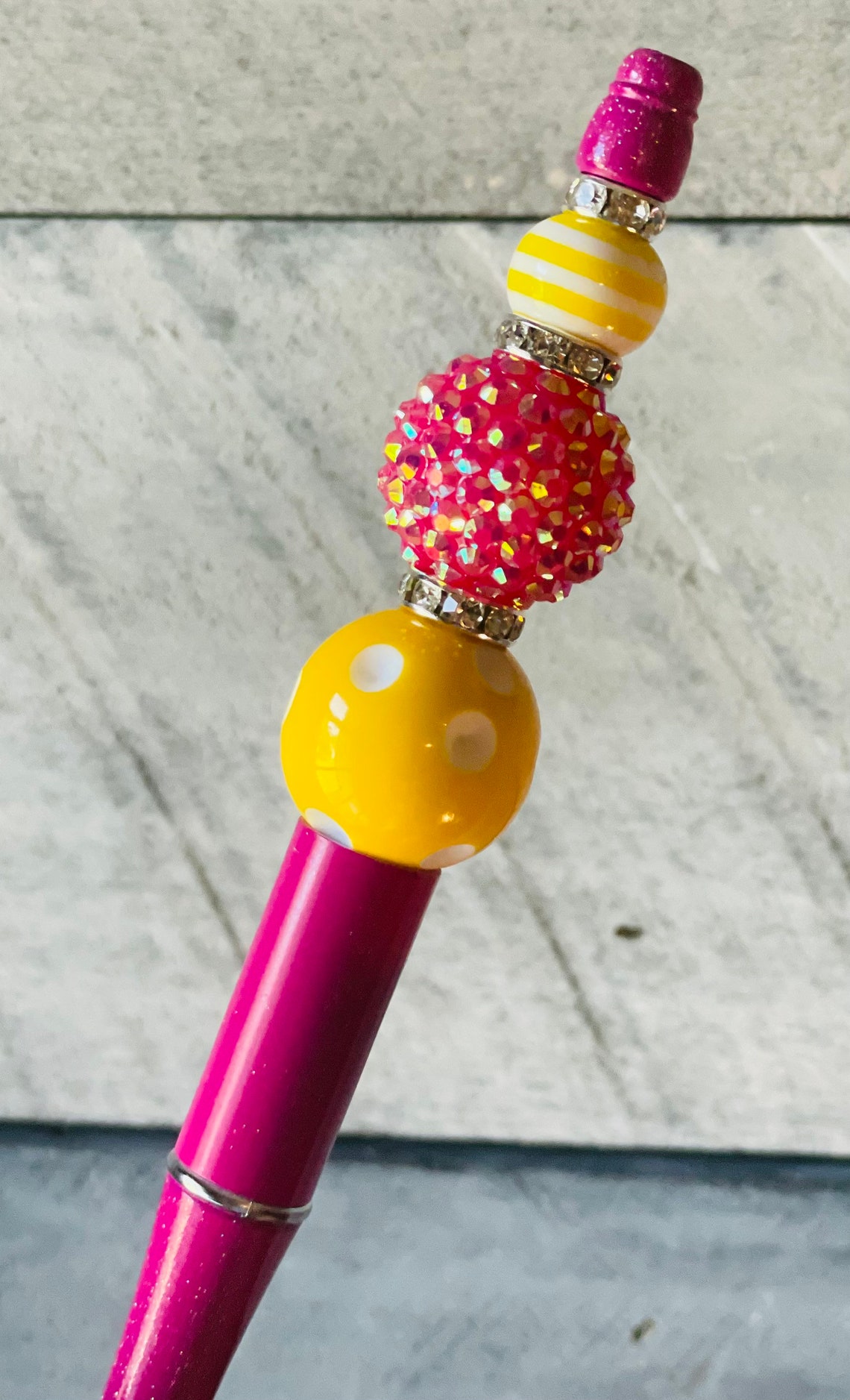 Beaded Pens Beaded Ink Pens Bubblegum Beads Beads Custom Etsy