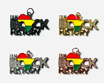 Pave Charm,Melanin,CZ Charm,Rhinestone Charm,Black Girl,BLM,Africa,Lady,Queen Charm,Juneteenth,Afro Woman,Black History