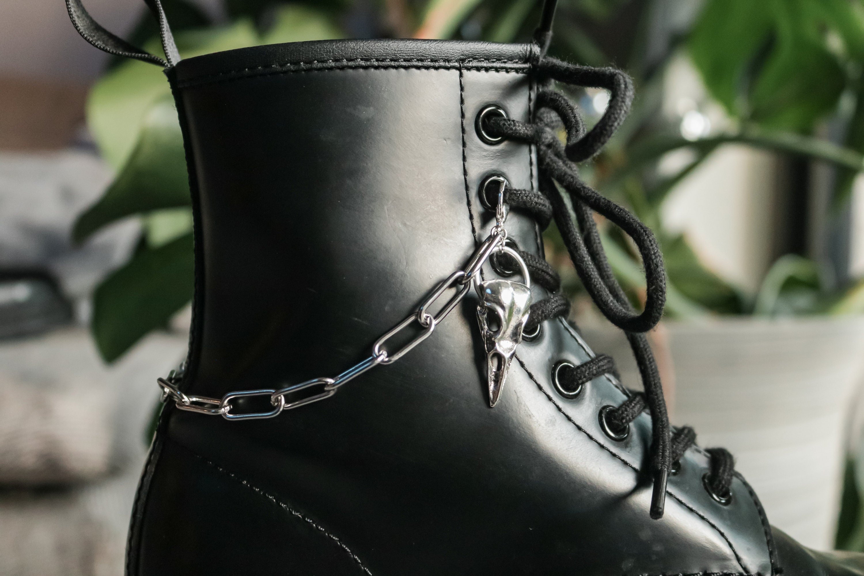 hanaiette Punk Shoe Charms Gun-Black Metal Spikes for Clogs Sandals DIY Rivets Goth Shoes Decorations Accessories