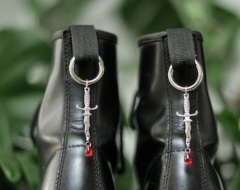 LATEC Goth Punk Shoe Charms For Clogs Pins Accessoris For Shoe Decoration  Gifts