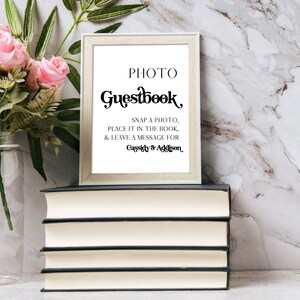 Photo Guestbook Sign Template