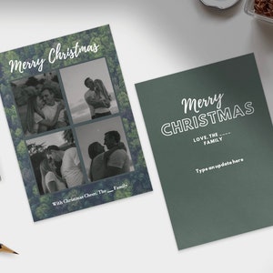 Carte de Noël - Evergreens