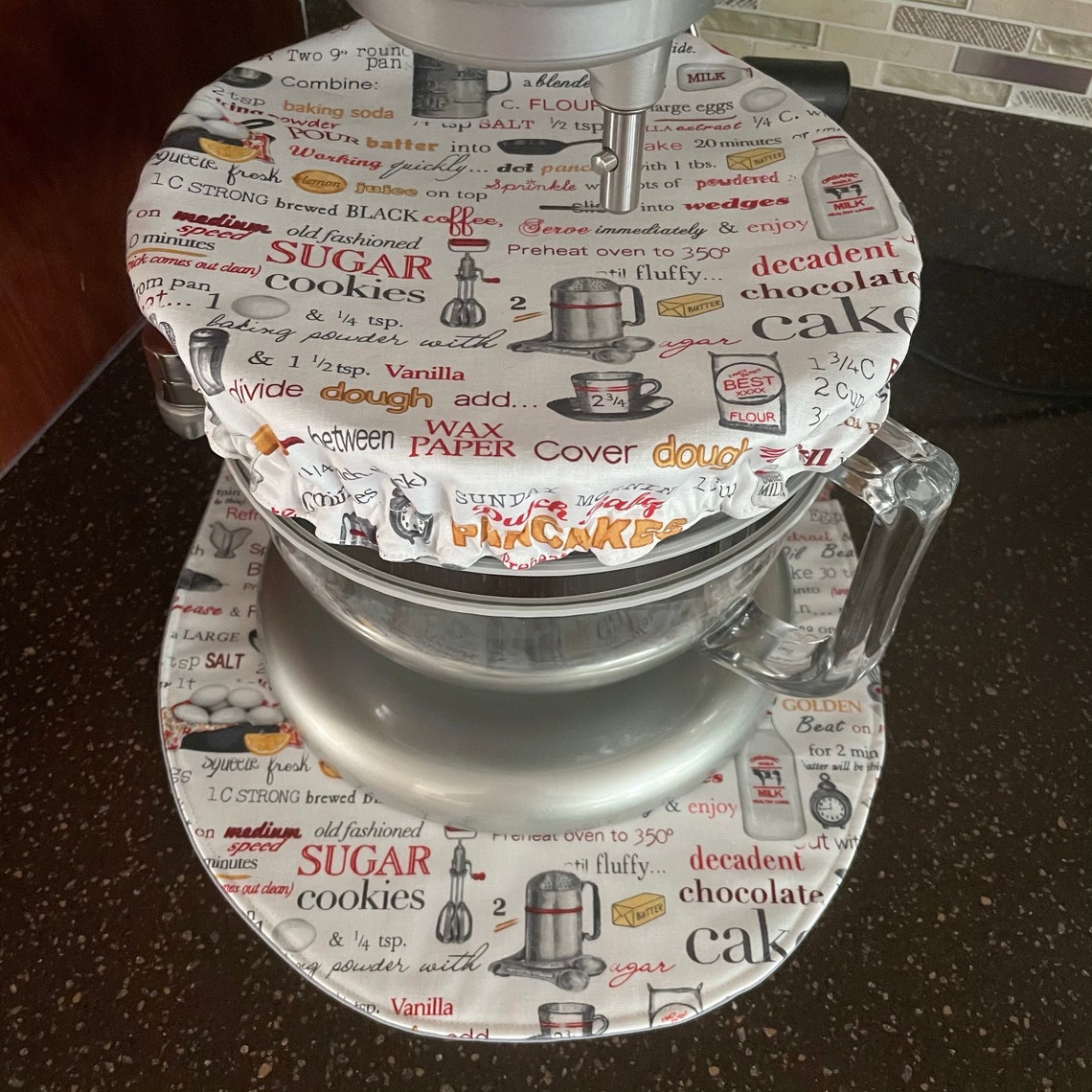 Stand Mixer Slider Mover Mat Kiss the Cook Mixer Slider Mat Etsy