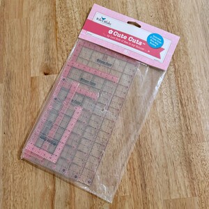 Lori Holt Cute Cuts™ - Paquete de 5 reglas rectangulares - Rosa - Riley Blake Designs imagen 4