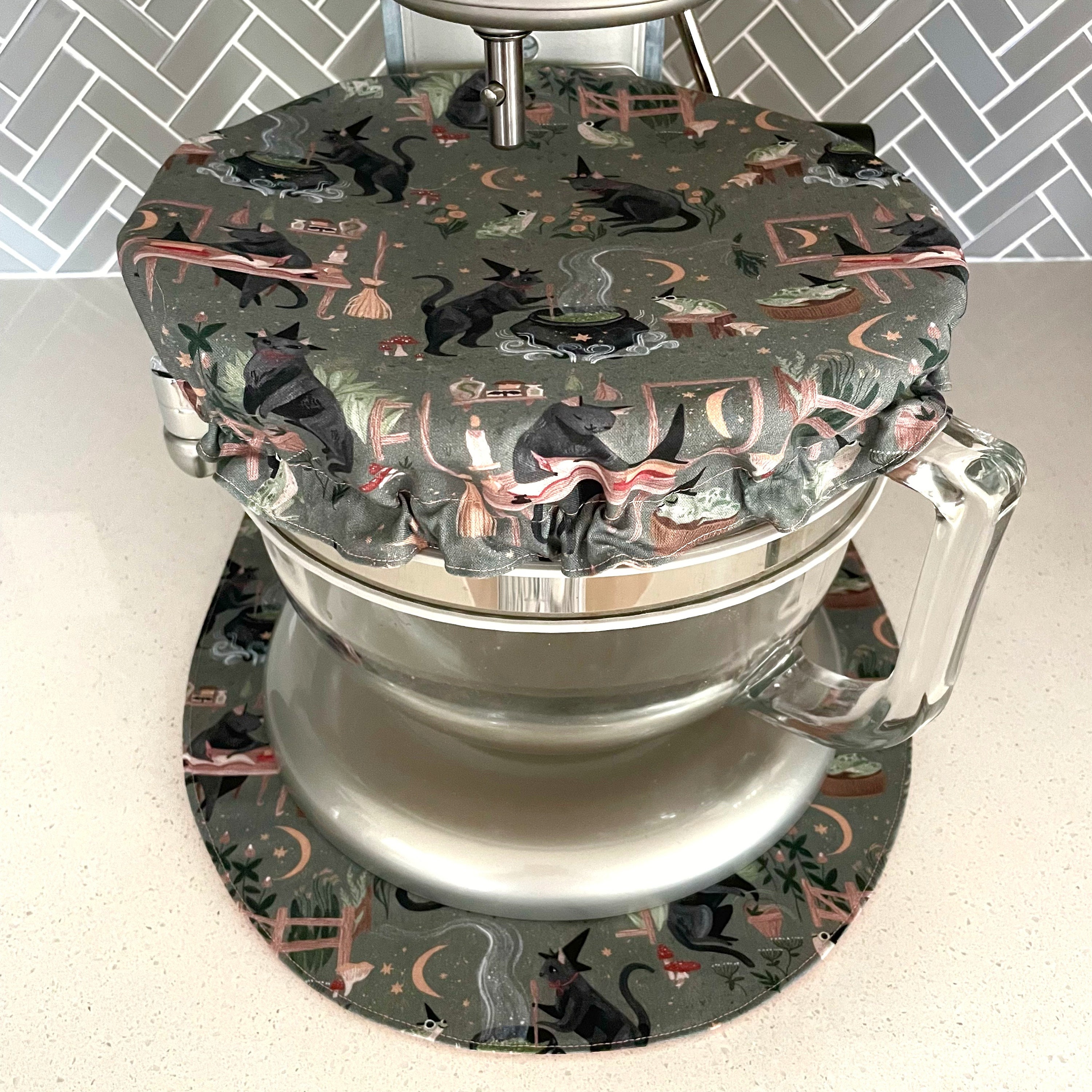 Fanhan Kitchen Aid Mixer Cover Compatible with 6-8 Quarts Kitchen  Aid/Hamilton Stand Mixer,Kitchen Aid Mixer Covers For Stand Mixer With  Floral Print Mixer Cover 