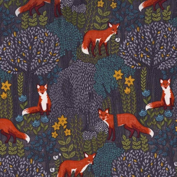 Woodland Pals Foxes by Robert Kaufman Fabrics 