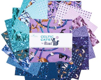 Celtic Cats - 10 in Stacker - Riley Blake Designs