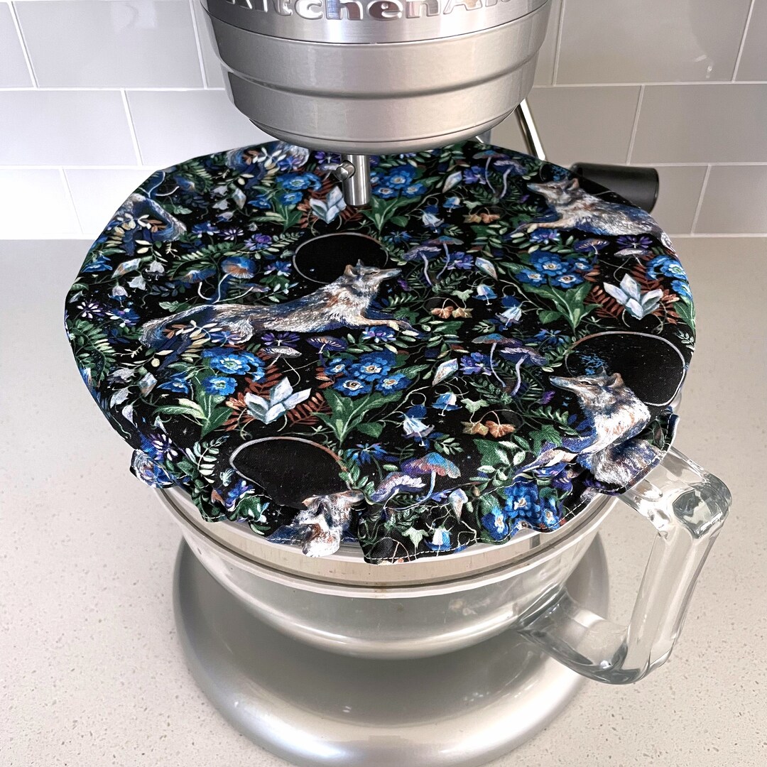NEW 2024 Wolves XL Mixer Bowl Cover Kitchenaid Mixer Bowl Cover Wolf