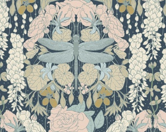 Libellule Awakening Fabric - Katie OShea - Art Gallery Fabrics - Fabric By The Yard