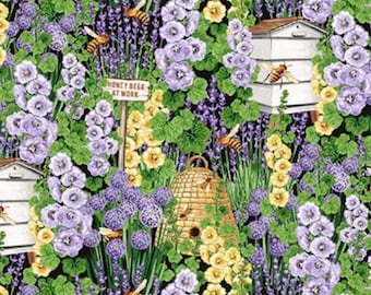 Tela Pure Honey - Colección Bee Culture - DCX11259-LILA - Michael Miller - Tela cortada a medida