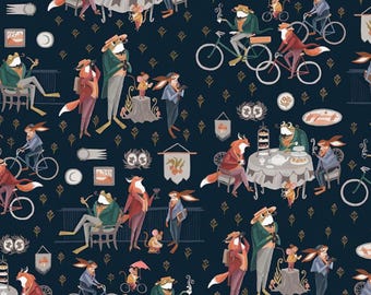 Dapper Den Fabric - Rae Ritchie - Dear Stella Design - Fabric By The Yard or Length