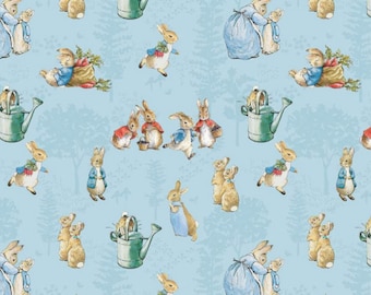 The Tale of Peter Rabbit - Main - Blue - Riley Blake Designs
