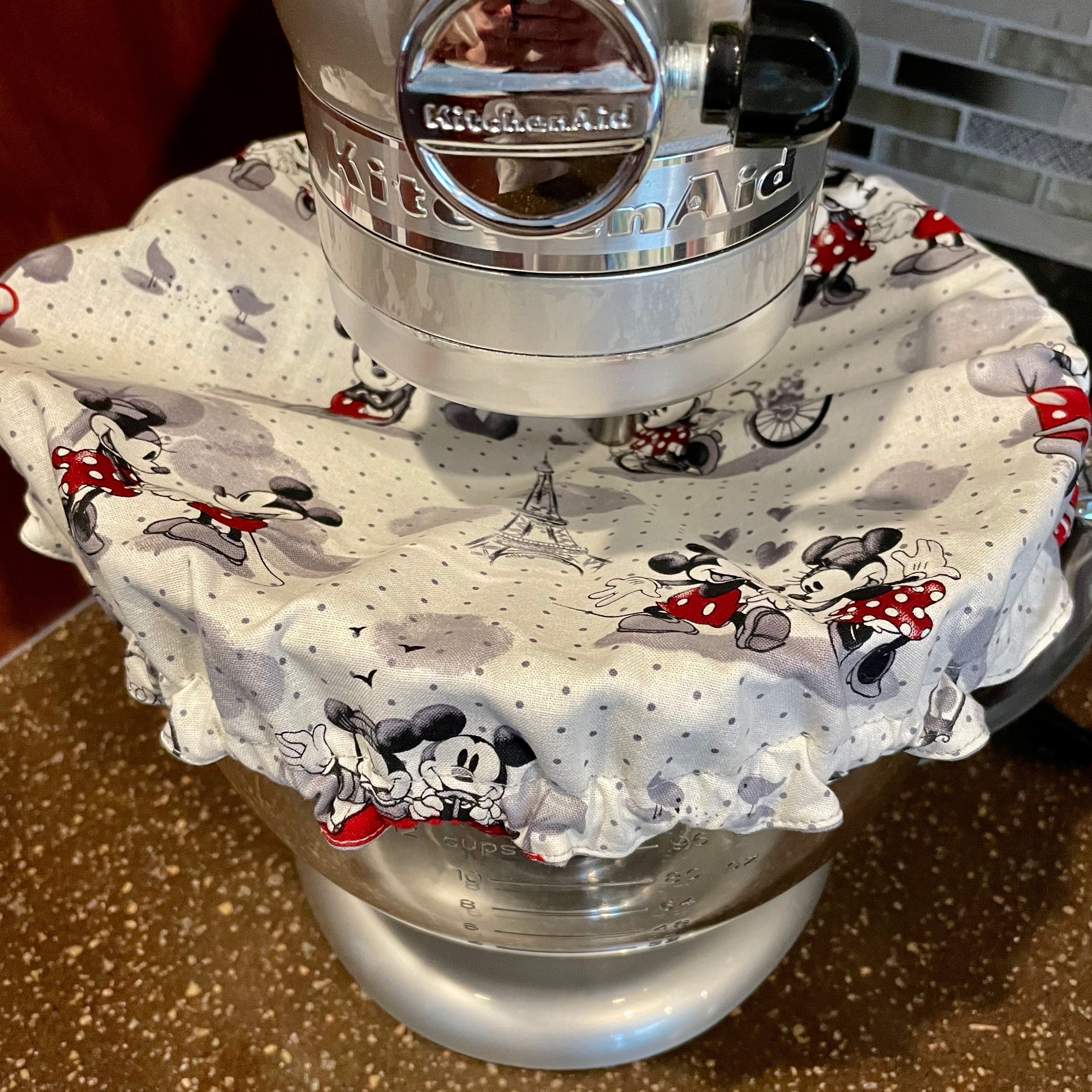 Kitchenaid Reversible Stand Mixer Bowl Cover Retro Mickey Etsy