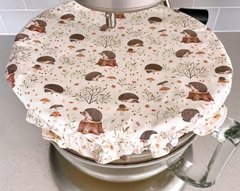 XL Baby Hedgehogs Mixer Bowl Cover | Kitchenaid Mixer Bowl Cover | Hedgehog Kitchen Bowl Cover