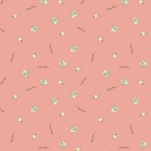 The Tale of Peter Rabbit - Veggie Toss - Coral - Riley Blake Designs
