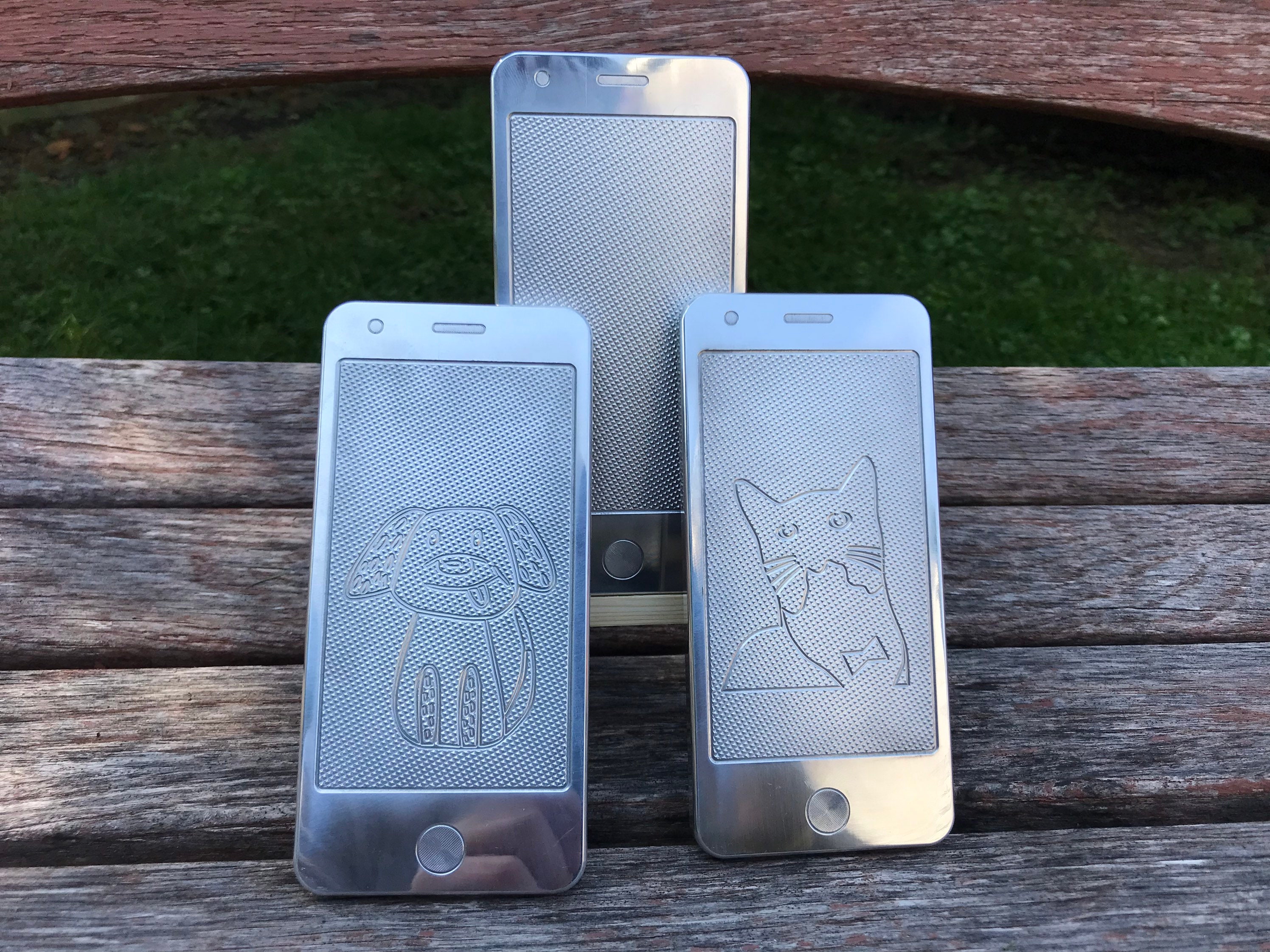 The ZeroPhone / The NoPhone / Stress Relief Toy / Anxiety Relief Toy / Sensory Toy / Weird Gift / Haptic / Worry coin / Fidget Toy / ADHD