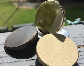 Solid Brass Worry Coin, Contact Coin, Pocket Coin