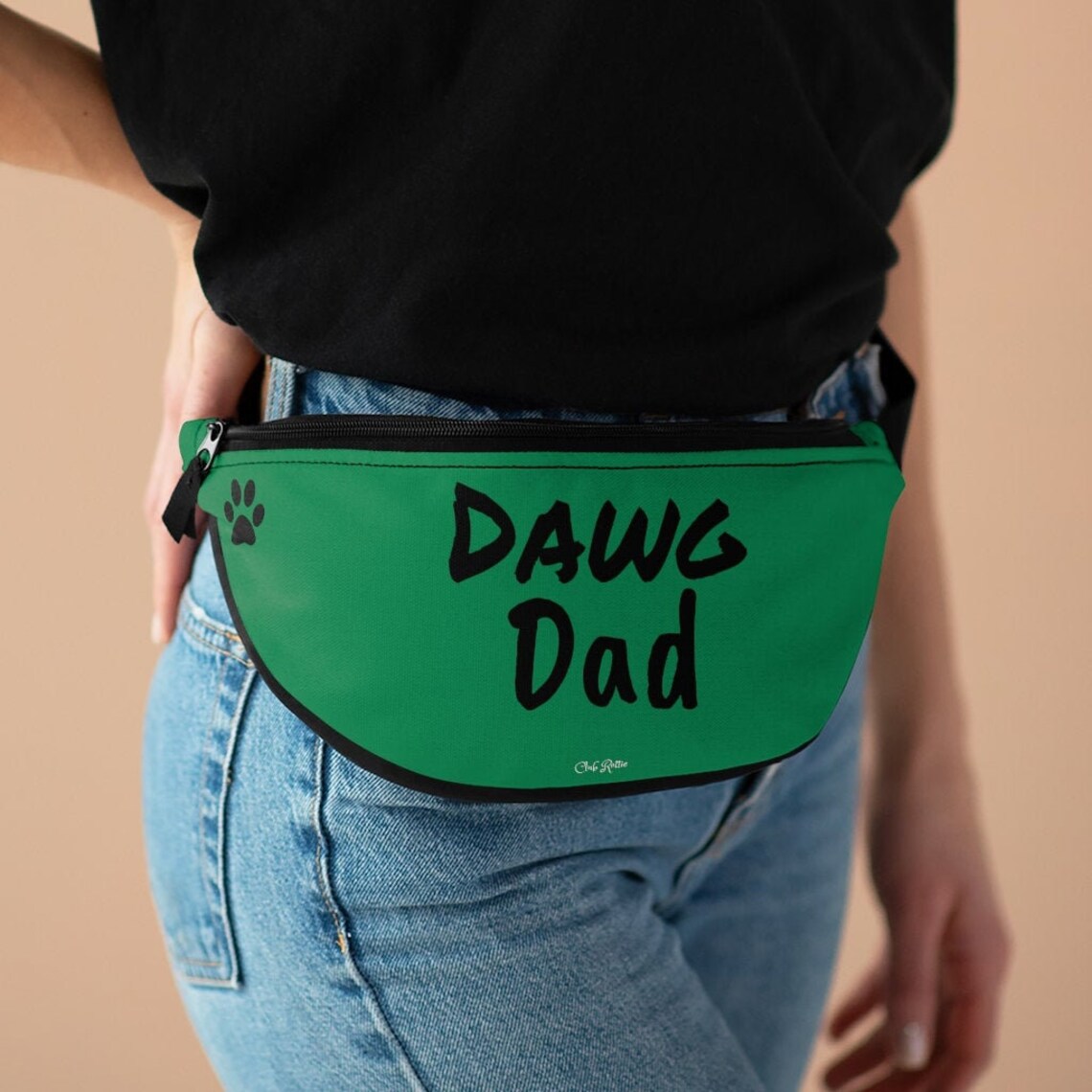 Fanny Pack Dog Treat Bag Dawg Dad Etsy