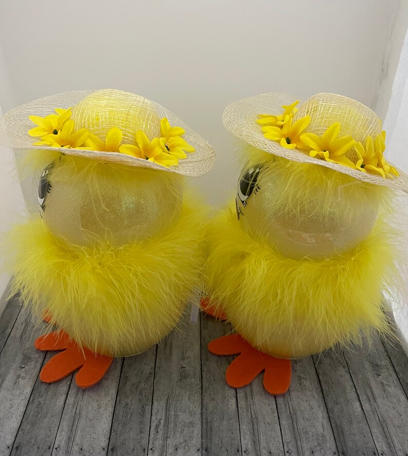 Light up Easter Chick Easter Chick Holiday Decor Easter Etsy
