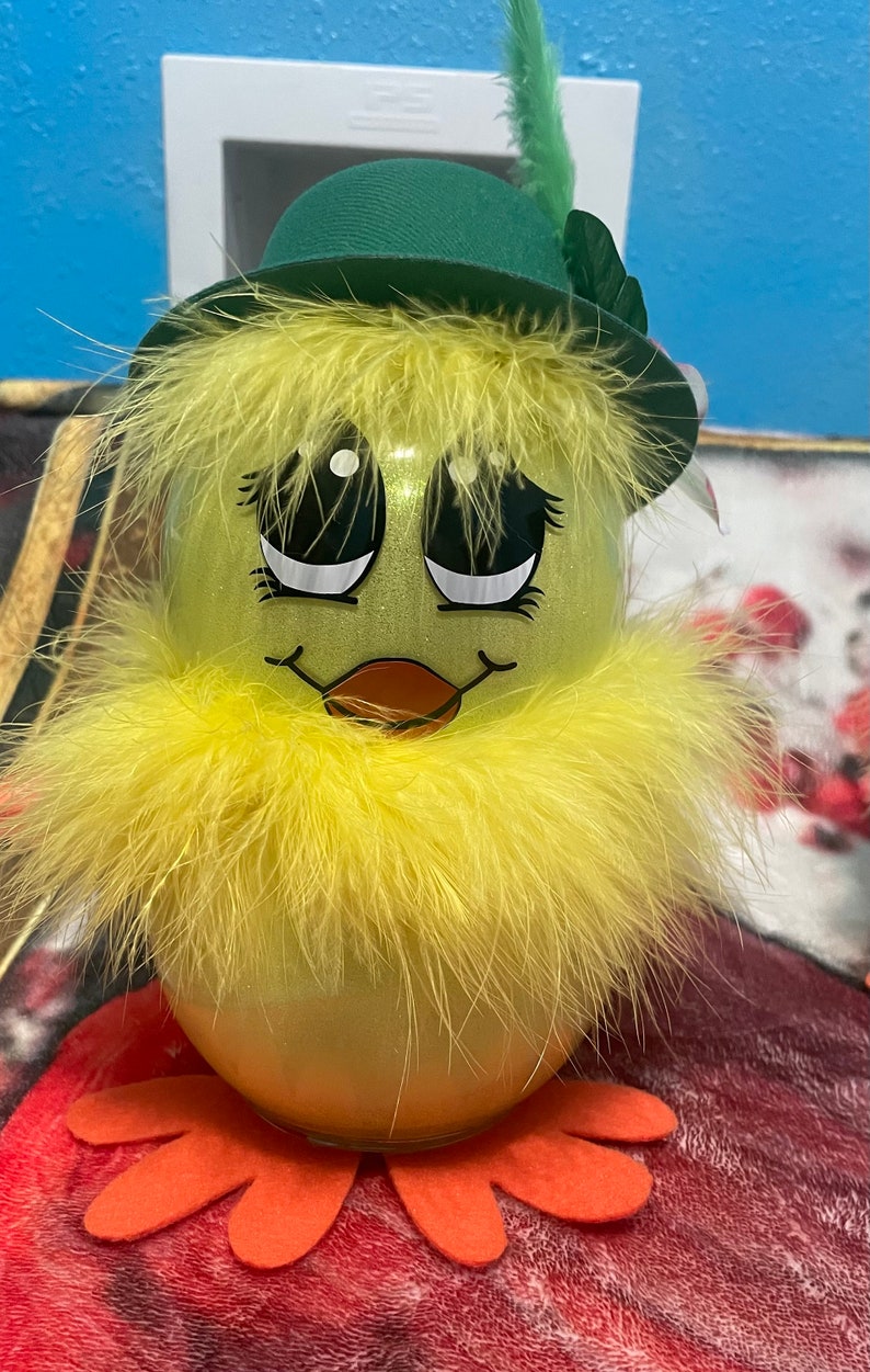 Light up Easter Chickeaster Chickholiday Decoreaster Etsy