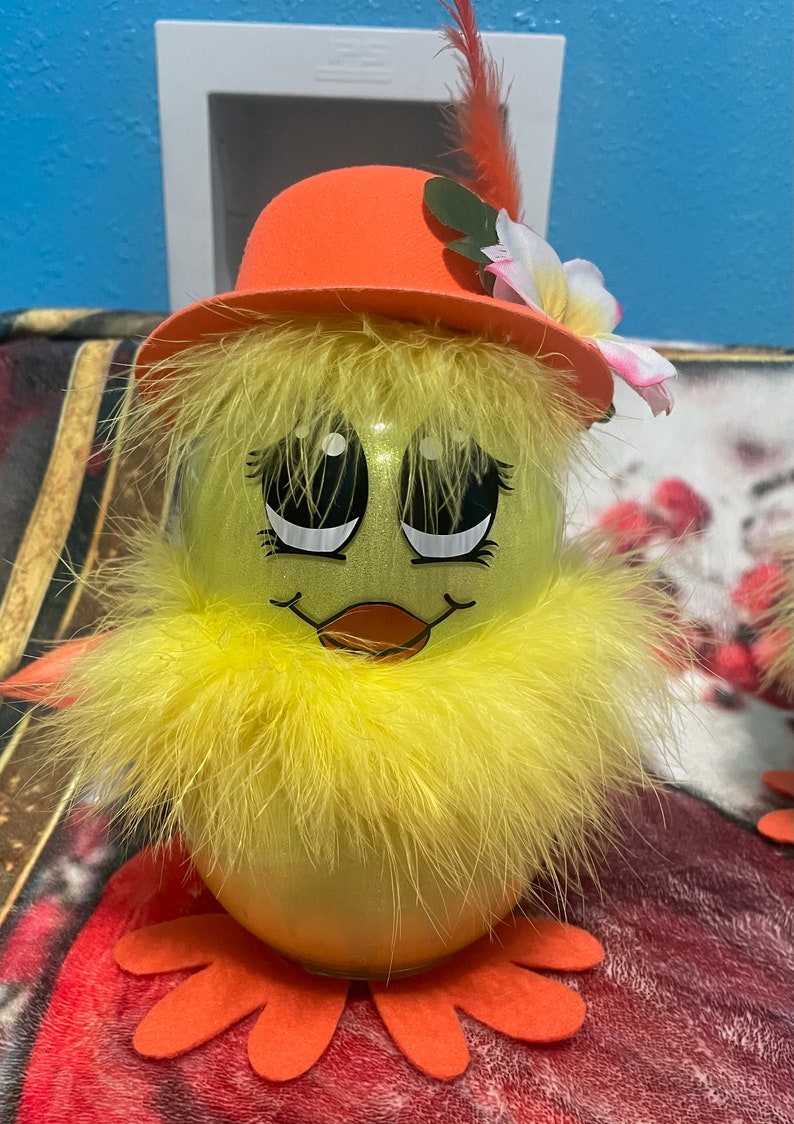 Light up Easter Chickeaster Chickholiday Decoreaster Etsy