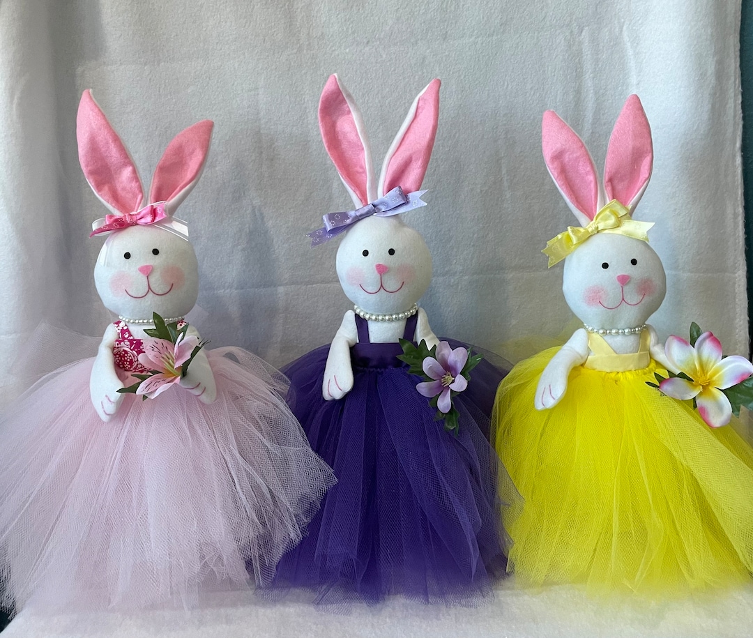 Easter Bunny|plush Decor|plush Bunny|spring Decor|bunny Rabbit - Etsy