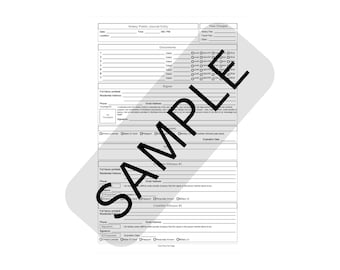 North Carolina Notary Public Journal, NC Notary Record Book, Mobile Notary Signing Agent Log, One Entry Per Page