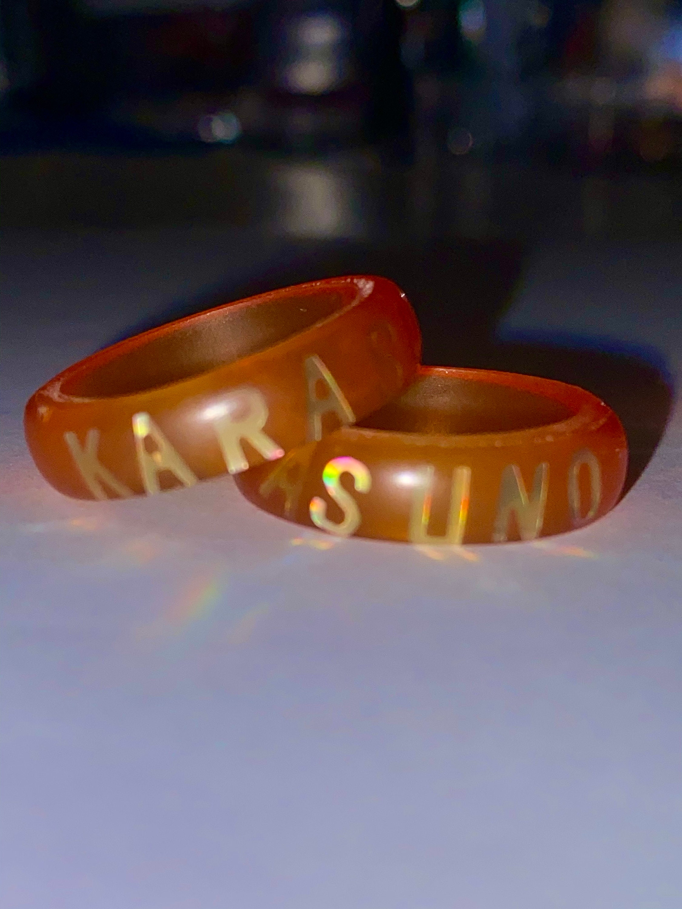 Haikyuu Karasuno Themed Team Resin Rings Etsy