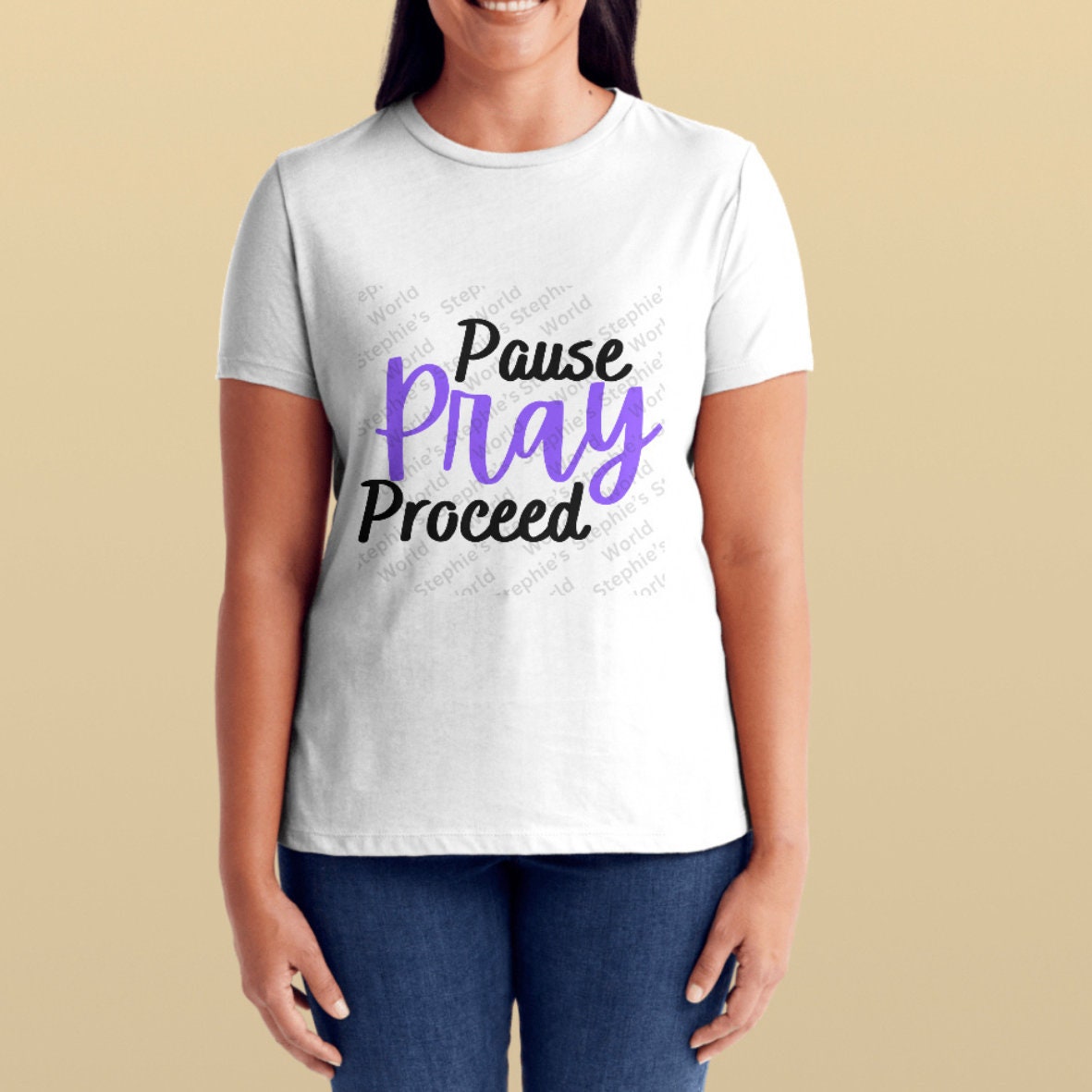 Pause Pray Proceed SVG: Inspirational Faith Design (digital Download ...