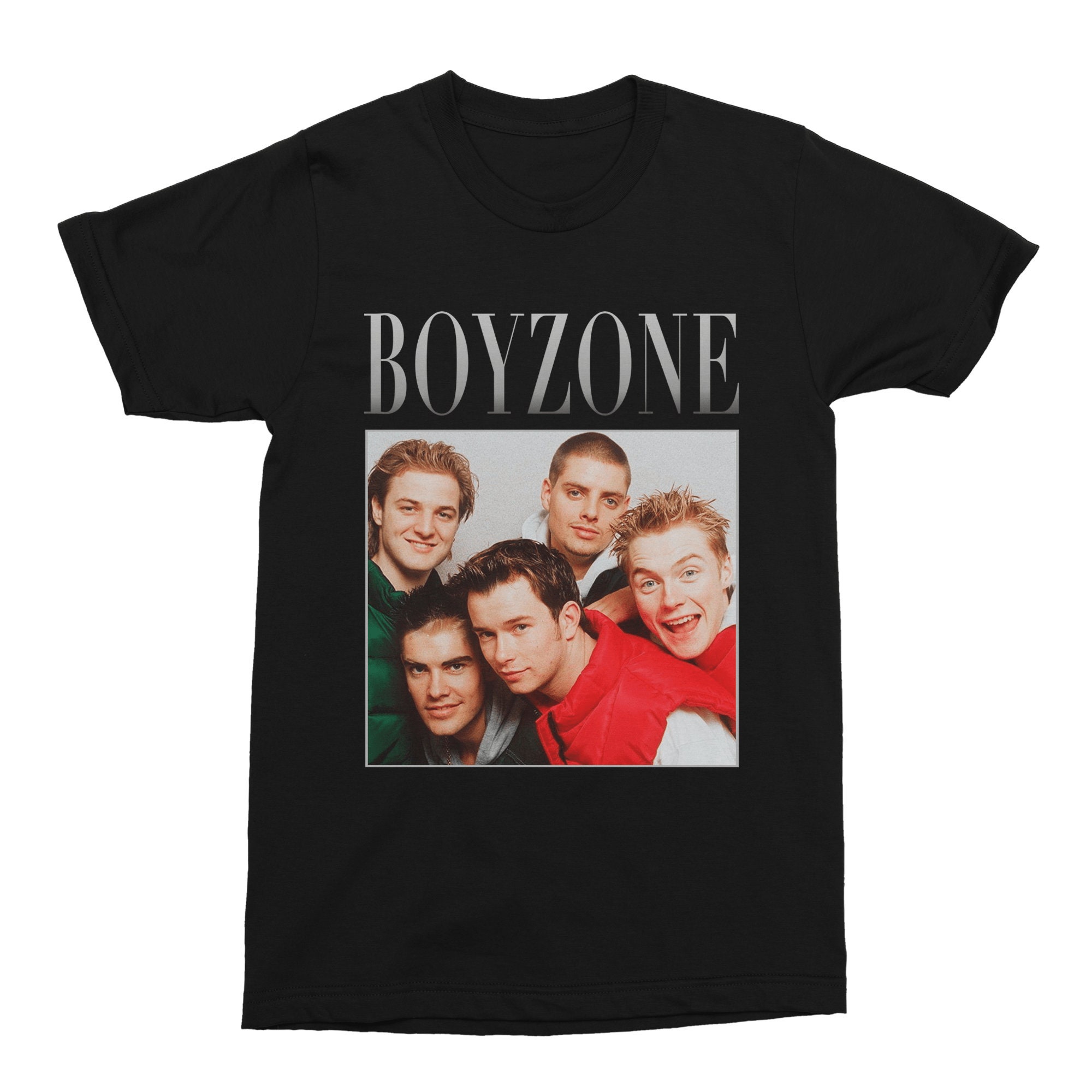 Boyzone TShirt Unisex Boyzone Boy Band Black Tee Vintage Mens Etsy