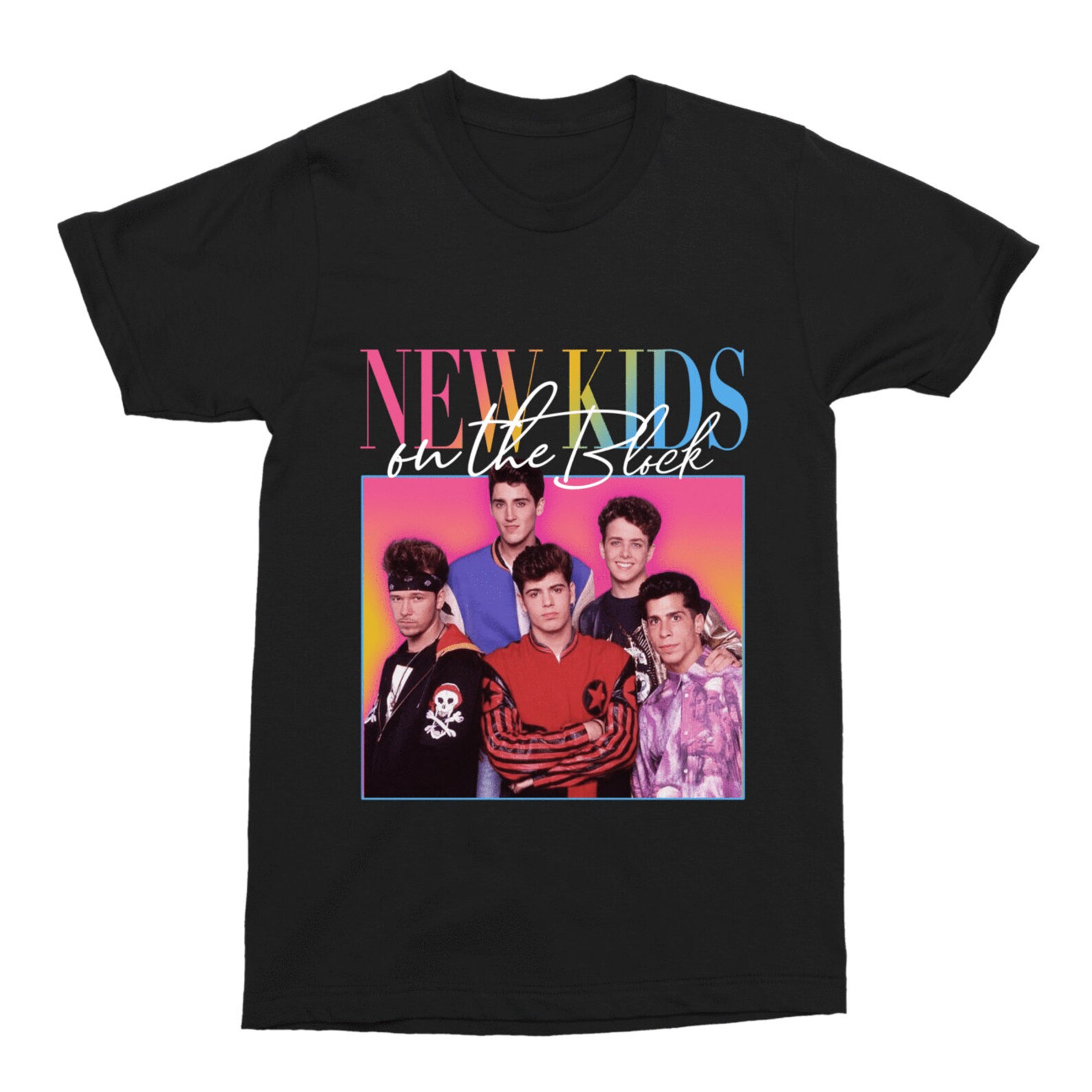 New Kids on the Block TShirt Unisex Boy Band Tee Vintage Mens Etsy