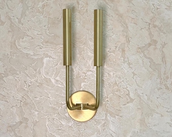 Hermoso aplique de pared moderno de 2 luces / Lámpara de pared italiana / Lámpara de pared de mediados de siglo / Lámpara de tocador / Lámpara de mesita de noche