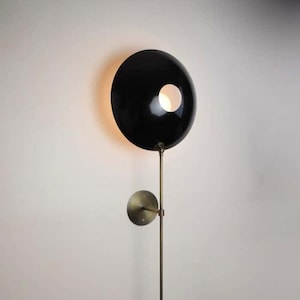 Handmade Brass Wall Sconce - Modern Mid Century Light Fixture