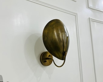 Applique murale en laiton - Luminaire moderne du milieu du siècle avec finitions personnalisées