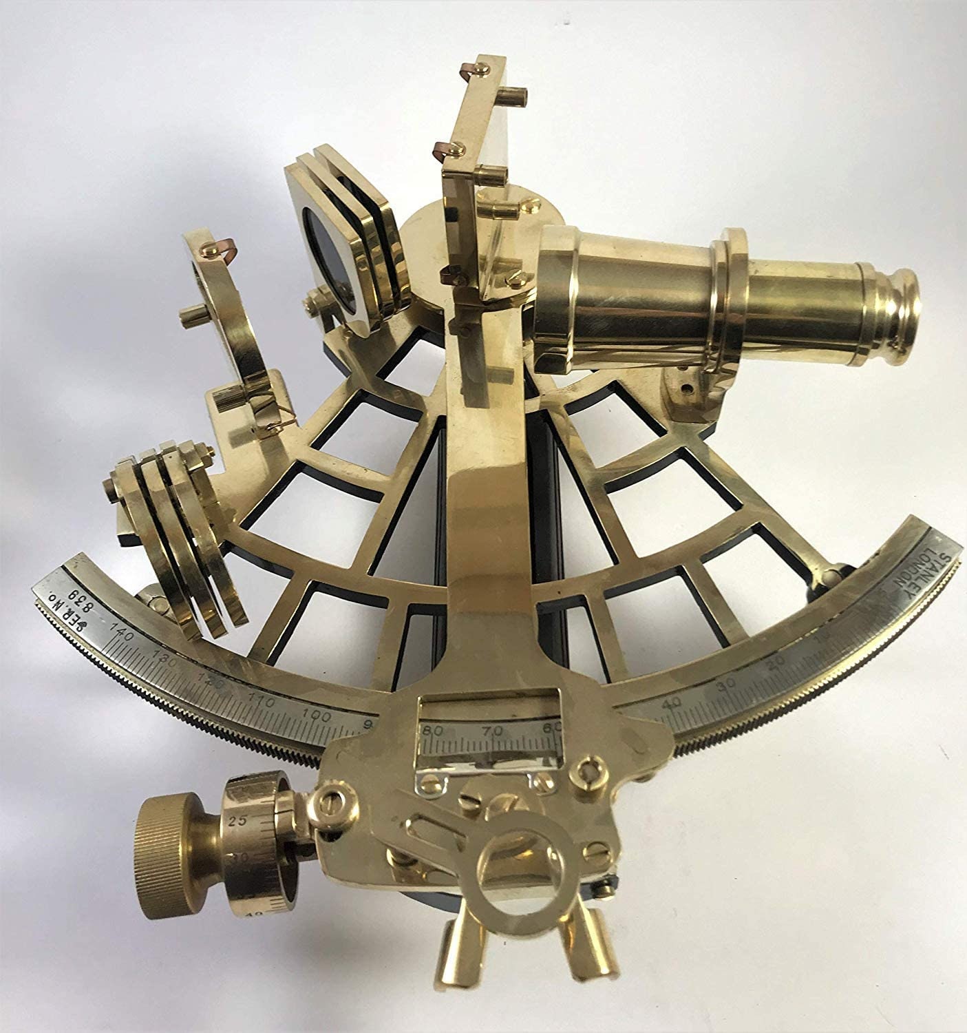 六分儀　古典的な真鍮製測量器具 818D6JF6znL._UF894,1000_QL80_.jpg