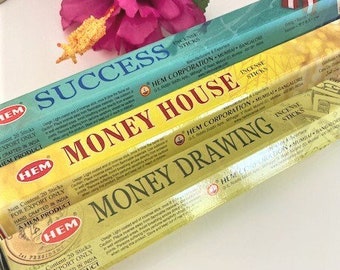 Incense, Good Luck Incense, Hem Incense, Meditation, Zen, Home Decor, Lucky Incense