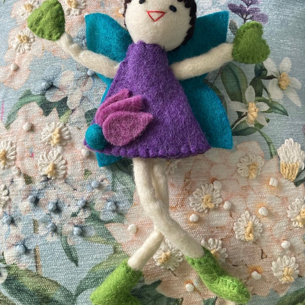 Tooth Fairy Doll, Felt Doll, Fairy, Keepsake, Fairy Doll, Fair Trade, Artisan, First Tooth, Children's Bedroom, Baby Shower Gifts