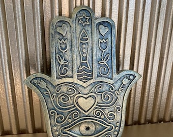 Hamsa Hand Incense Holder, Incense Burner, Meditation Tools, Meditation Accessories, Home Decorative