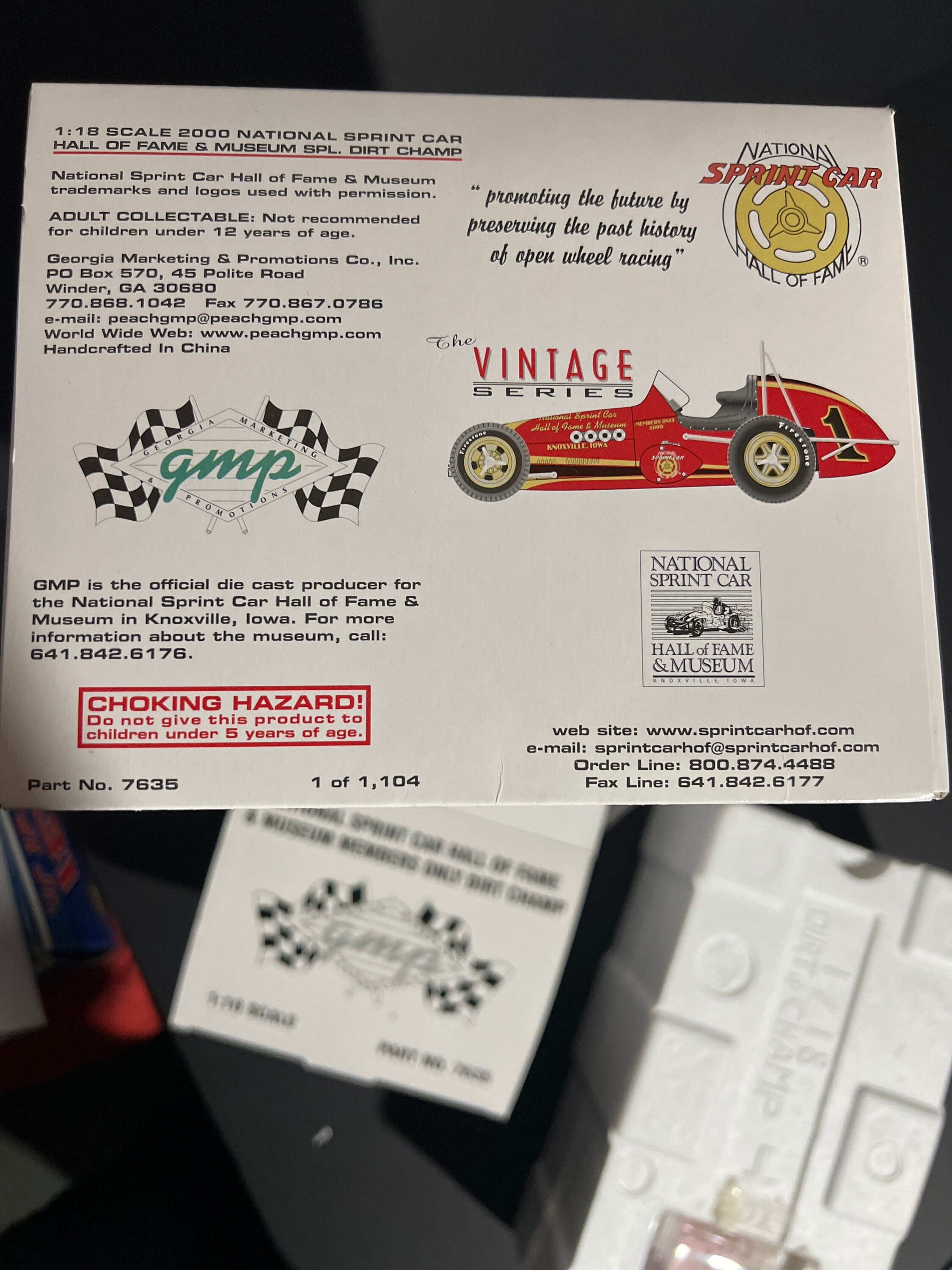GMP National Sprint Car Hall of Fame& Museum Vintage Series